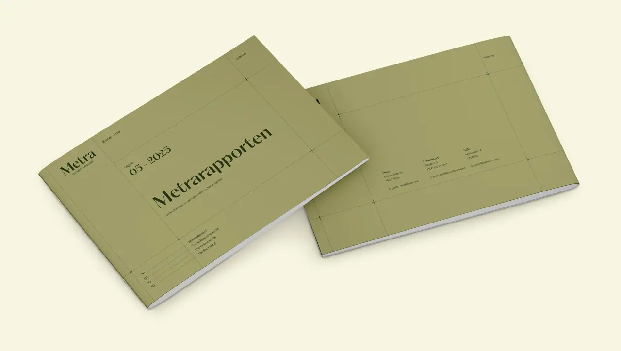 Metrarapporten 2025, trykt utgave